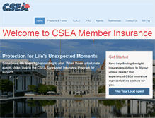 Tablet Screenshot of cseainsurance.com